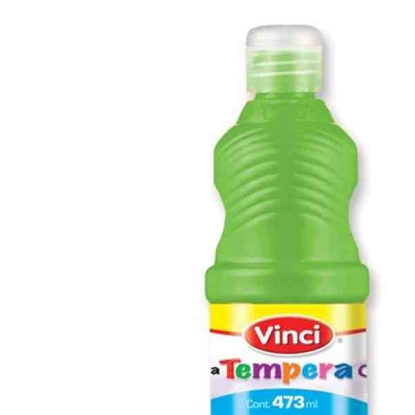 PINTURA TEMPERA VINCI 473ML. VERDE FLUOR. C.12